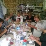Creatieve kunst workshop vriendinnen familie mozaïek Noord-Holland